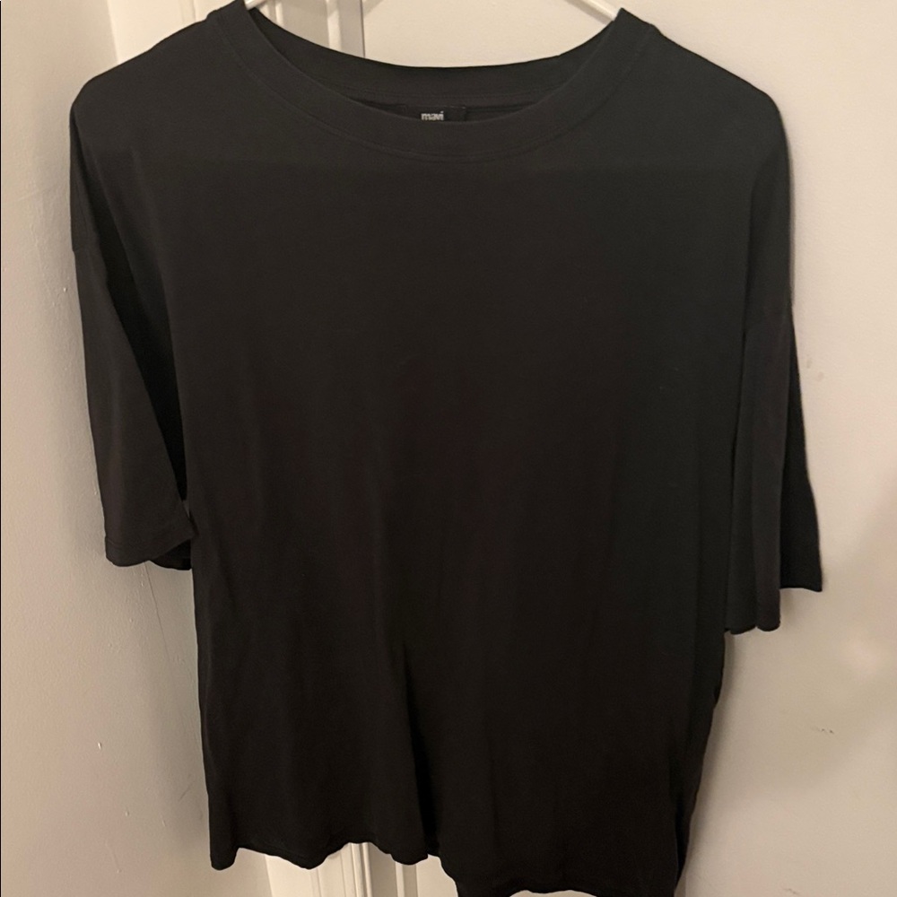 Mavi Black Crew Neck Top